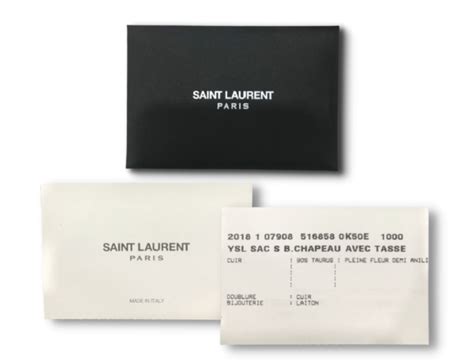 what does a ysl authenticity card look like|YSL bag authenticity.